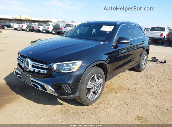 W1N0G8DB3LF858708 2020 MERCEDES-BENZ GLC 300 Black წინა მარცხენა ხედი სამი მეოთხედიდან