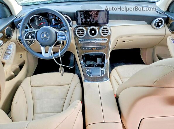 W1N0G8DB5MV266038 2021 MERCEDES-BENZ GLC-CLASS Silver Dashboard view