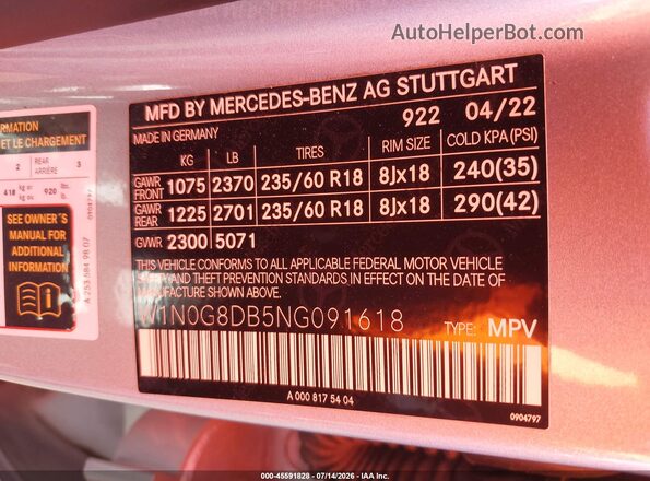W1N0G8DB5NG091618 2022 MERCEDES-BENZ GLC 300 Silver Շարժիչի բաժամունքի տեսք