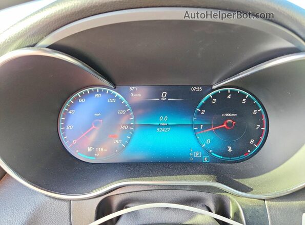 W1N0G8DB6LF784491 2020 MERCEDES-BENZ GLC-CLASS Синий Вид щитка приборов