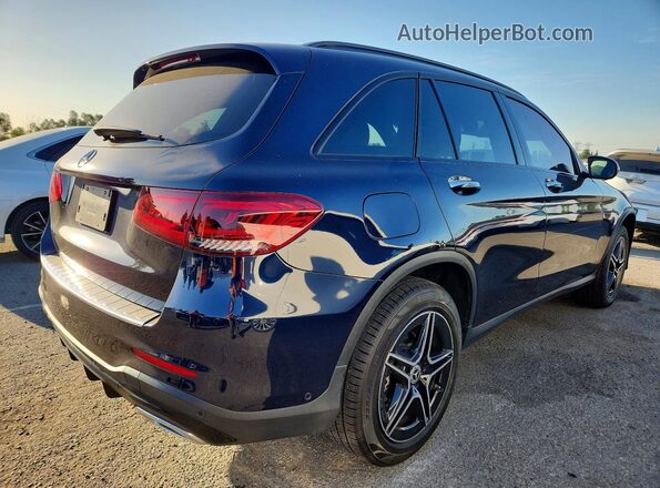 W1N0G8DB6LF784491 2020 MERCEDES-BENZ GLC-CLASS Синий Задняя правая четверть