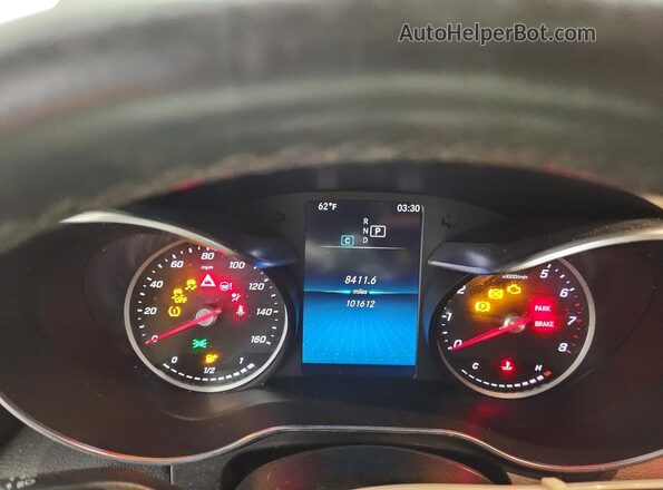 W1N0G8DB7LF810872 2020 MERCEDES-BENZ GLC-CLASS Black Instrument cluster view