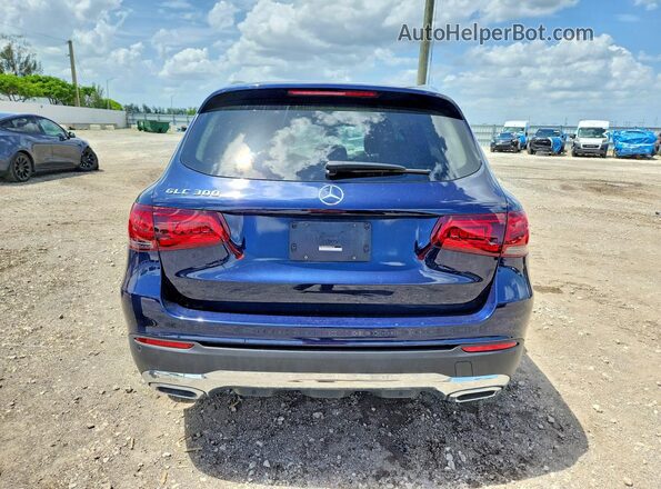 W1N0G8DB9MF889737 2021 MERCEDES-BENZ GLC-CLASS Blue Հետևի տեսք