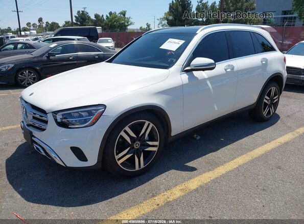 W1N0G8DBXMV265077 2021 MERCEDES-BENZ GLC 300 White Առջևի ձախ երեք քառորդ տեսարան