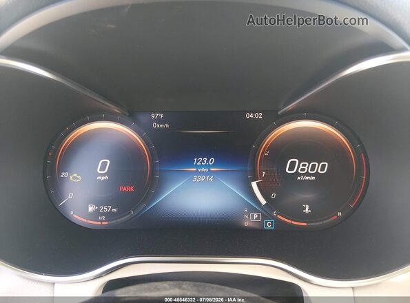 W1N0G8DBXNV341897 2022 MERCEDES-BENZ GLC 300 Белый Вид задних сидений