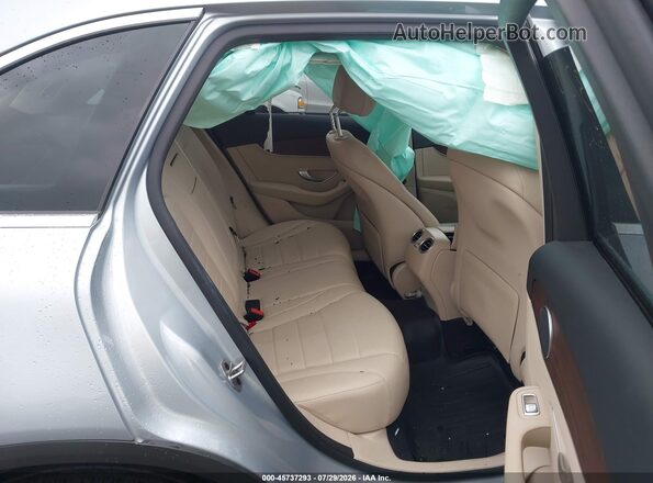 W1N0G8EB1NG099861 2022 MERCEDES-BENZ GLC 300 Silver Widok naklejki z numerem VIN