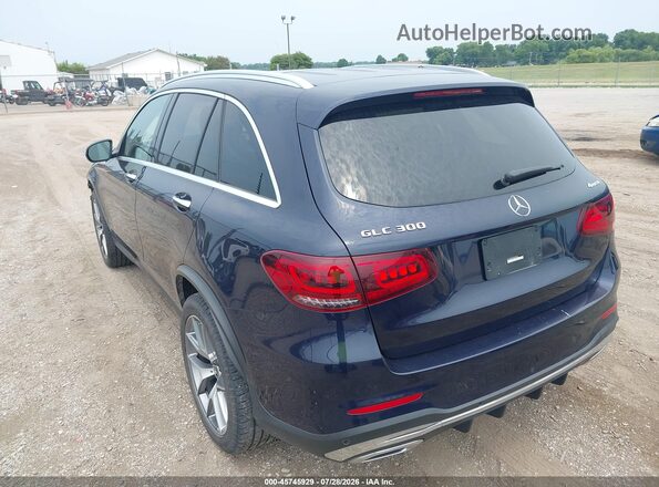 W1N0G8EB2MF891568 2021 MERCEDES-BENZ GLC 300 Dark Blue Задня ліва чверть