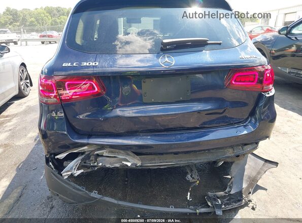 W1N0G8EB2NG034288 2022 MERCEDES-BENZ GLC 300 Black Widok z przodu