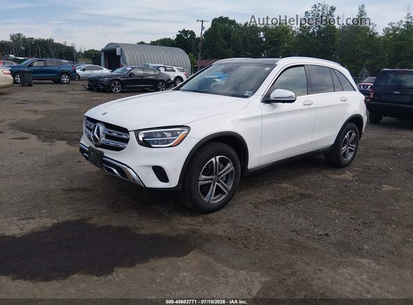 W1N0G8EB3MF963345 2021 MERCEDES-BENZ GLC 300 White წინა მარცხენა ხედი სამი მეოთხედიდან