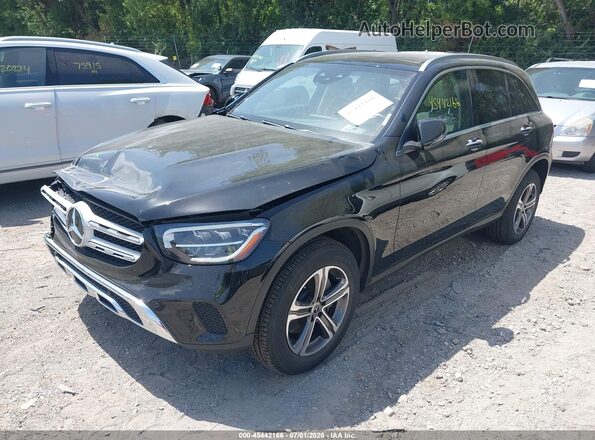 W1N0G8EB3MF975690 2021 MERCEDES-BENZ GLC 300 Black წინა მარცხენა ხედი სამი მეოთხედიდან
