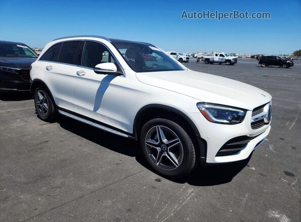 W1N0G8EB5LF808617 2020 MERCEDES-BENZ GLC-CLASS Белый Передняя правая четверть
