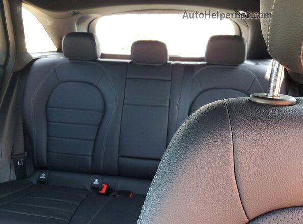 W1N0G8EB5MF898708 2021 MERCEDES-BENZ GLC-CLASS Black უკანა სავარძლების ხედი
