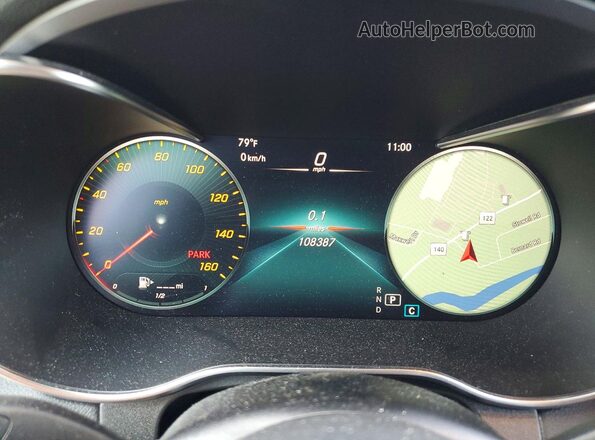 W1N0G8EB5MF898708 2021 MERCEDES-BENZ GLC-CLASS Black ხელსაწყოთა პანელის ხედი