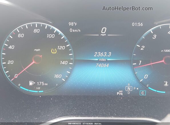W1N0G8EB5MV284960 2021 MERCEDES-BENZ GLC 300 White Widok tylnych siedzeń