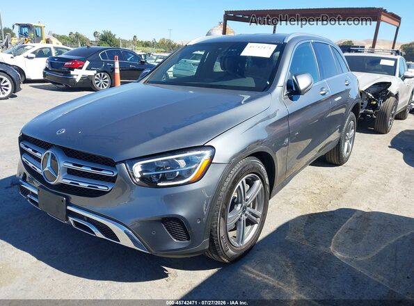W1N0G8EB6MV276902 2021 MERCEDES-BENZ GLC 300 Gray Առջևի ձախ երեք քառորդ տեսարան