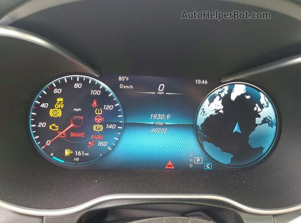 W1N0G8EB6NG057833 2022 MERCEDES-BENZ GLC-CLASS Silver Vista del cuadro de instrumentos