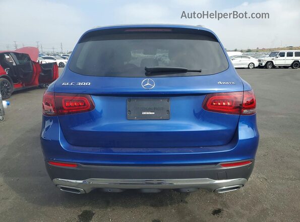 W1N0G8EB7NG119661 2022 MERCEDES-BENZ GLC-CLASS Blue Հետևի տեսք