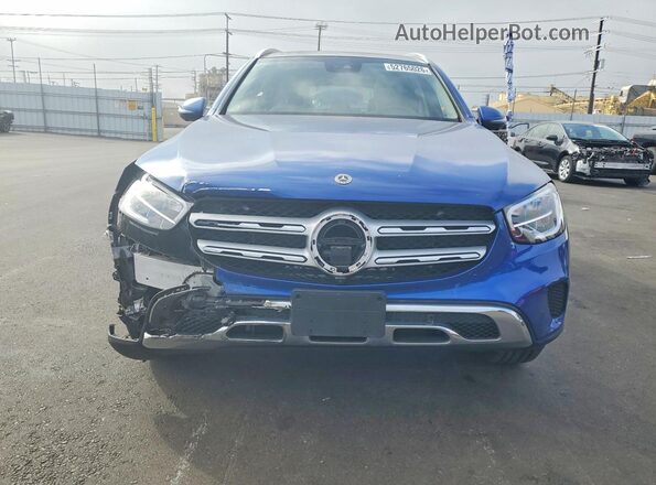 W1N0G8EB7NG119661 2022 MERCEDES-BENZ GLC-CLASS Blue Դիմացի տեսք