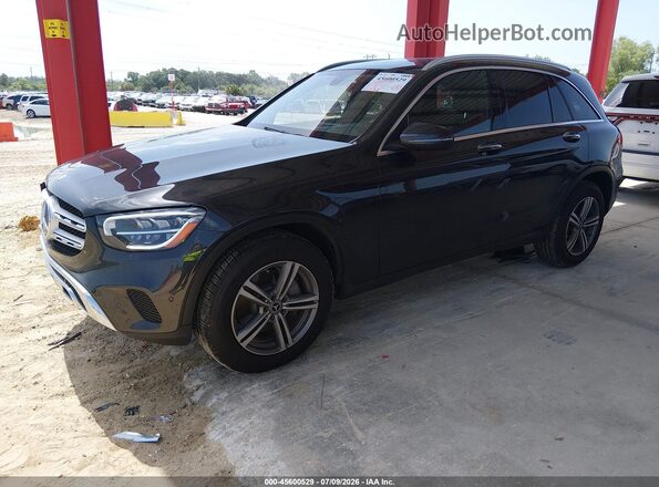 W1N0G8EB8MF868912 2021 MERCEDES-BENZ GLC 300 Black Առջևի ձախ երեք քառորդ տեսարան