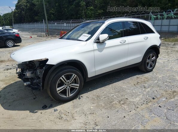 W1N0G8EB8NV379840 2022 MERCEDES-BENZ GLC 300 White წინა მარცხენა ხედი სამი მეოთხედიდან