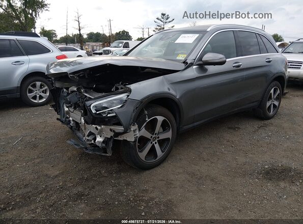 W1N0G8EB9MV302439 2021 MERCEDES-BENZ GLC 300 Серый Передняя левая четверть