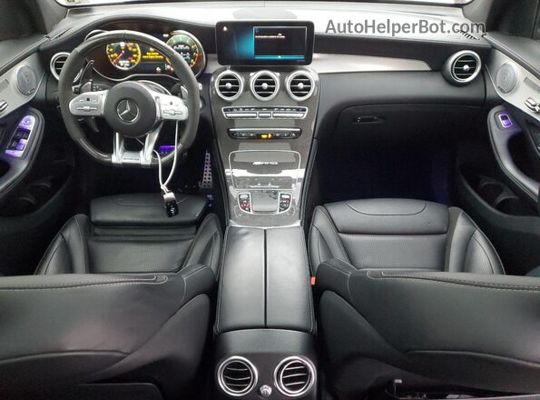 W1N0G8JB7LF812576 2020 MERCEDES-BENZ GLC-CLASS Red Вид панелі приладів
