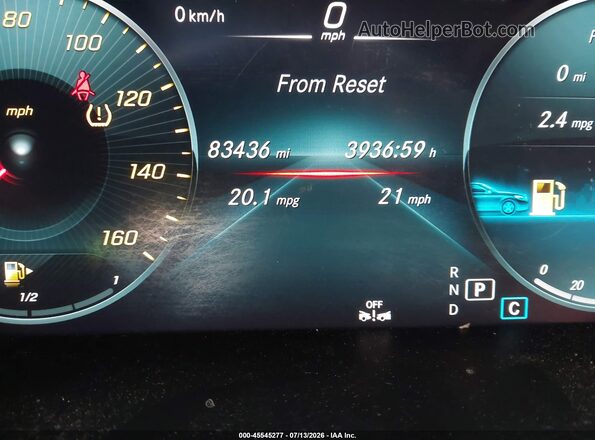 W1N0J8EB0LF859539 2020 MERCEDES-BENZ GLC 300 COUPE Белый Вид задних сидений