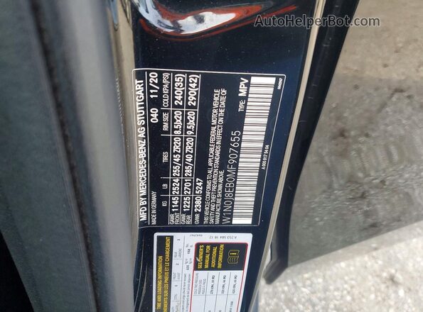 W1N0J8EB0MF907655 2021 MERCEDES-BENZ GLC-CLASS Black VIN կոդի պիտակի տեսք