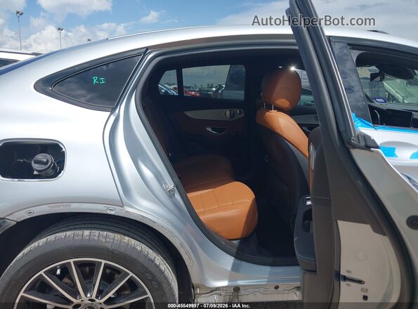 W1N0J8EB4MF933577 2021 MERCEDES-BENZ GLC 300 COUPE Silver VIN კოდის სტიკერის ხედი