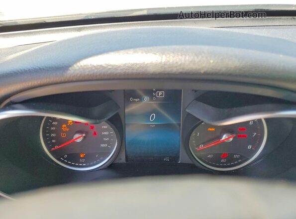 W1N0J8EB5LF812216 2020 MERCEDES-BENZ GLC-CLASS White Вид щитка приладів