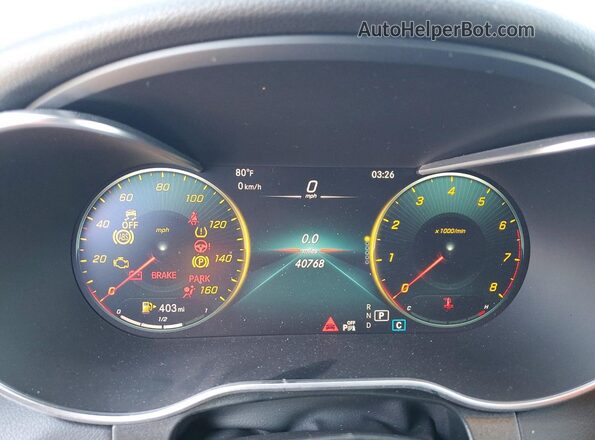 W1N0J8EB8MF949412 2021 MERCEDES-BENZ GLC-CLASS Black Սարքավորումների վահանակի տեսք