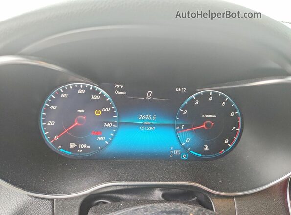W1N0J8EB9MF939813 2021 MERCEDES-BENZ GLC-CLASS White Սարքավորումների վահանակի տեսք