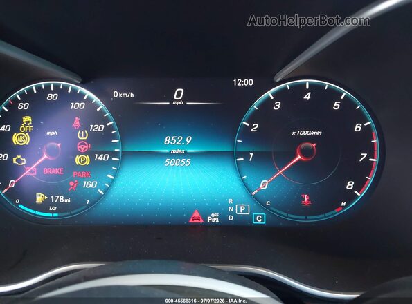 W1N0J8EB9MF948026 2021 MERCEDES-BENZ GLC 300 COUPE Gray უკანა სავარძლების ხედი