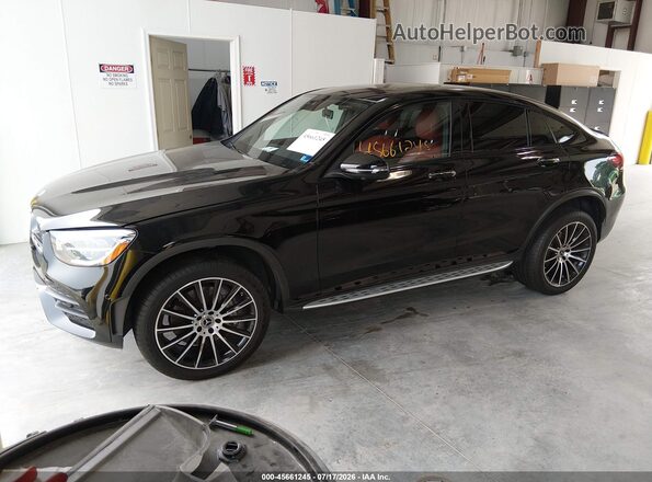 W1N0J8EB9PG128320 2023 MERCEDES-BENZ GLC 300 COUPE Black Передня ліва чверть