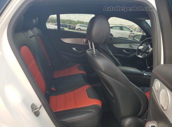 W1N0J8JB0MF895674 2021 MERCEDES-BENZ GLC-CLASS White Հետևի նստատեղերի տեսք