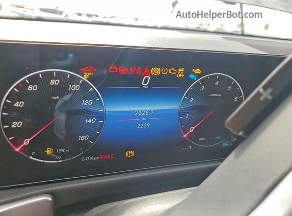 W1N4M4GB1SW409976 2025 MERCEDES-BENZ GLB-CLASS Black Instrument cluster view