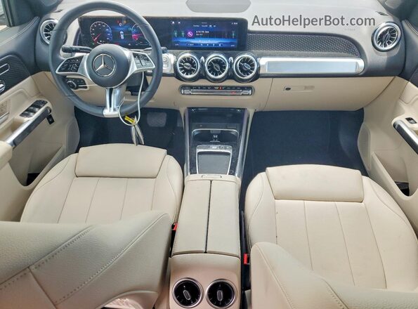 W1N4M4GB5SW419569 2025 MERCEDES-BENZ GLB-CLASS White Widok deski rozdzielczej