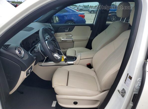 W1N4M4GB5SW419569 2025 MERCEDES-BENZ GLB-CLASS White Widok wnętrza z przodu
