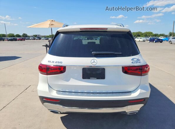 W1N4M4HB0NW201414 2022 MERCEDES-BENZ GLB-CLASS White Հետևի տեսք
