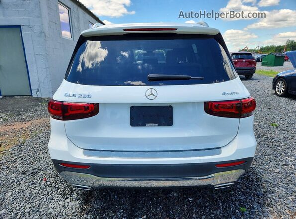 W1N4M4HB1MW113163 2021 MERCEDES-BENZ GLB-CLASS White Հետևի տեսք
