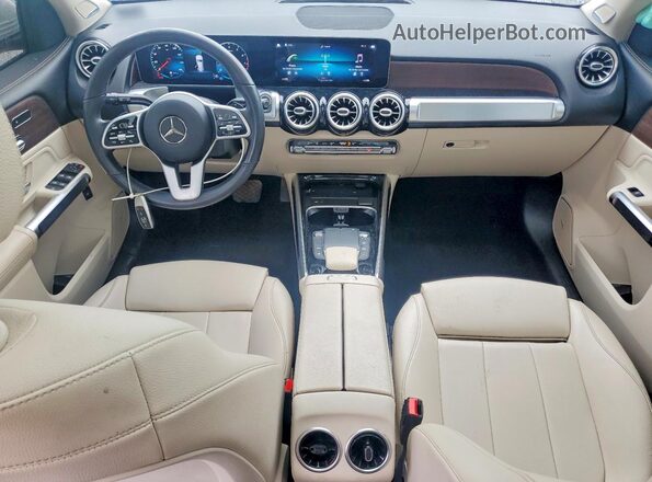 W1N4M4HB1MW160502 2021 MERCEDES-BENZ GLB-CLASS White Առջևի վահանակի տեսք