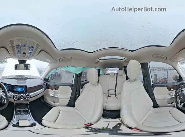 W1N4M4HB1MW160502 2021 MERCEDES-BENZ GLB-CLASS White Սալոնի 360 աստիճան տեսք