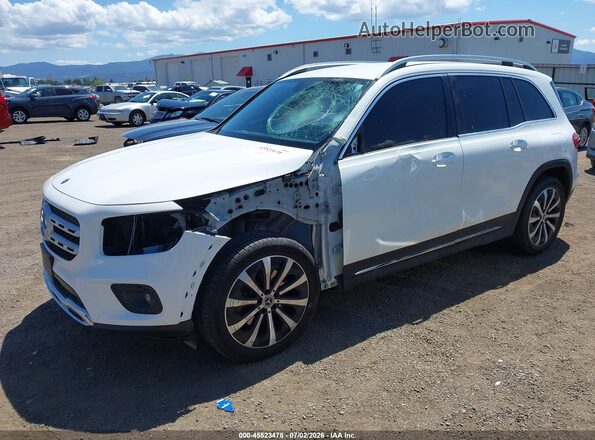 W1N4M4HB1NW204094 2022 MERCEDES-BENZ GLB-CLASS White Առջևի ձախ երեք քառորդ տեսարան
