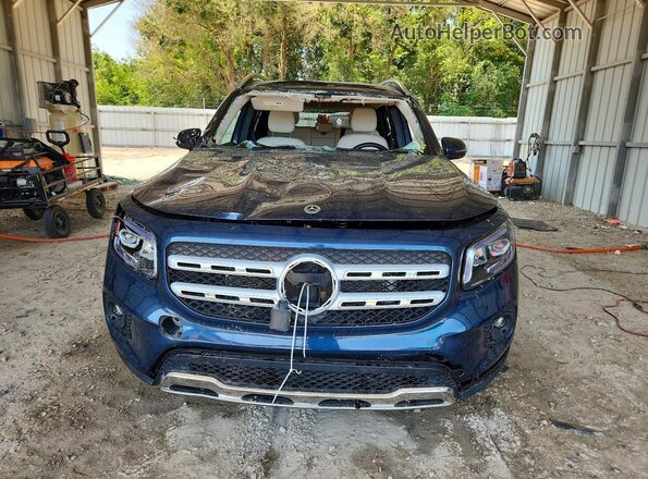 W1N4M4HB1NW239654 2022 MERCEDES-BENZ GLB-CLASS Blue Front view