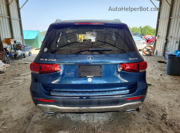 W1N4M4HB1NW239654 2022 MERCEDES-BENZ GLB-CLASS Blue Rear view