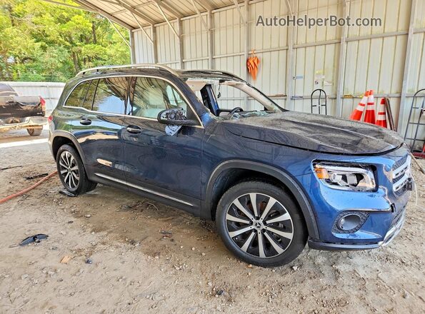 W1N4M4HB1NW239654 2022 MERCEDES-BENZ GLB-CLASS Blue Front right