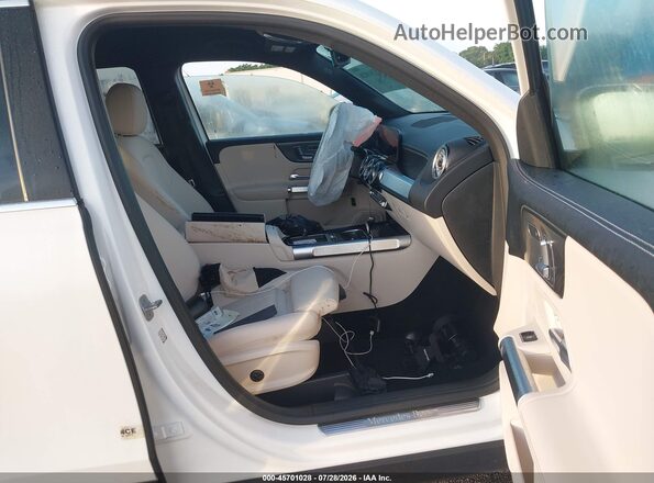 W1N4M4HB2SW399361 2025 MERCEDES-BENZ GLB-CLASS White Widok wnętrza z przodu
