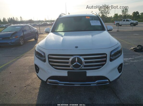 W1N4M4HB2SW399361 2025 MERCEDES-BENZ GLB-CLASS White Widok z przodu