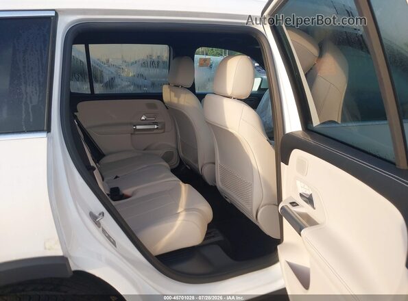 W1N4M4HB2SW399361 2025 MERCEDES-BENZ GLB-CLASS White Widok naklejki z numerem VIN