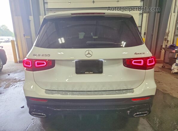 W1N4M4HB4LW017977 2020 MERCEDES-BENZ GLB-CLASS White Հետևի տեսք